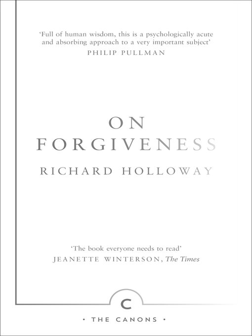 Title details for On Forgiveness by Richard Holloway - Wait list